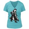 Women's Premium Deep V-Neck T-Shirt Thumbnail