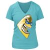 Women's Premium Deep V-Neck T-Shirt Thumbnail
