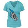 Women's Premium Deep V-Neck T-Shirt Thumbnail