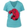 Women's Premium Deep V-Neck T-Shirt Thumbnail