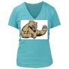 Women's Premium Deep V-Neck T-Shirt Thumbnail