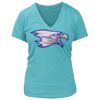 Women's Premium Deep V-Neck T-Shirt Thumbnail