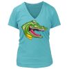 Women's Premium Deep V-Neck T-Shirt Thumbnail