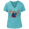 Women's Premium Deep V-Neck T-Shirt Thumbnail
