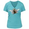Women's Premium Deep V-Neck T-Shirt Thumbnail