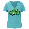 Women's Premium Deep V-Neck T-Shirt Thumbnail