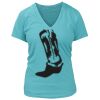 Women's Premium Deep V-Neck T-Shirt Thumbnail
