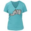 Women's Premium Deep V-Neck T-Shirt Thumbnail