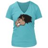 Women's Premium Deep V-Neck T-Shirt Thumbnail
