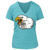 Women's Premium Deep V-Neck T-Shirt Thumbnail