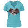 Women's Premium Deep V-Neck T-Shirt Thumbnail