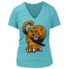 Women's Premium Deep V-Neck T-Shirt Thumbnail