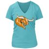 Women's Premium Deep V-Neck T-Shirt Thumbnail