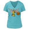 Women's Premium Deep V-Neck T-Shirt Thumbnail