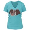 Women's Premium Deep V-Neck T-Shirt Thumbnail