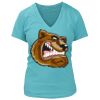 Women's Premium Deep V-Neck T-Shirt Thumbnail