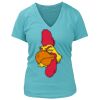 Women's Premium Deep V-Neck T-Shirt Thumbnail