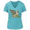 Women's Premium Deep V-Neck T-Shirt Thumbnail