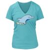 Women's Premium Deep V-Neck T-Shirt Thumbnail