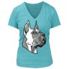 Women's Premium Deep V-Neck T-Shirt Thumbnail