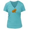 Women's Premium Deep V-Neck T-Shirt Thumbnail