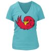 Women's Premium Deep V-Neck T-Shirt Thumbnail