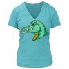 Women's Premium Deep V-Neck T-Shirt Thumbnail