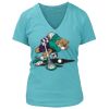Women's Premium Deep V-Neck T-Shirt Thumbnail