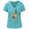 Women's Premium Deep V-Neck T-Shirt Thumbnail