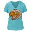 Women's Premium Deep V-Neck T-Shirt Thumbnail