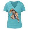 Women's Premium Deep V-Neck T-Shirt Thumbnail