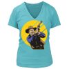Women's Premium Deep V-Neck T-Shirt Thumbnail