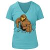 Women's Premium Deep V-Neck T-Shirt Thumbnail