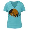 Women's Premium Deep V-Neck T-Shirt Thumbnail