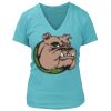 Women's Premium Deep V-Neck T-Shirt Thumbnail