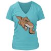 Women's Premium Deep V-Neck T-Shirt Thumbnail