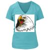 Women's Premium Deep V-Neck T-Shirt Thumbnail