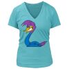 Women's Premium Deep V-Neck T-Shirt Thumbnail