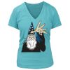 Women's Premium Deep V-Neck T-Shirt Thumbnail