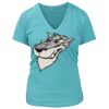 Women's Premium Deep V-Neck T-Shirt Thumbnail