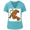 Women's Premium Deep V-Neck T-Shirt Thumbnail