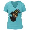 Women's Premium Deep V-Neck T-Shirt Thumbnail