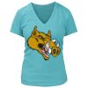 Women's Premium Deep V-Neck T-Shirt Thumbnail