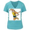 Women's Premium Deep V-Neck T-Shirt Thumbnail
