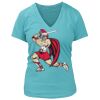 Women's Premium Deep V-Neck T-Shirt Thumbnail