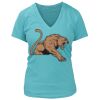 Women's Premium Deep V-Neck T-Shirt Thumbnail