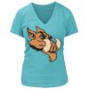 Women's Premium Deep V-Neck T-Shirt Thumbnail