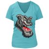 Women's Premium Deep V-Neck T-Shirt Thumbnail