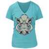 Women's Premium Deep V-Neck T-Shirt Thumbnail