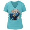 Women's Premium Deep V-Neck T-Shirt Thumbnail